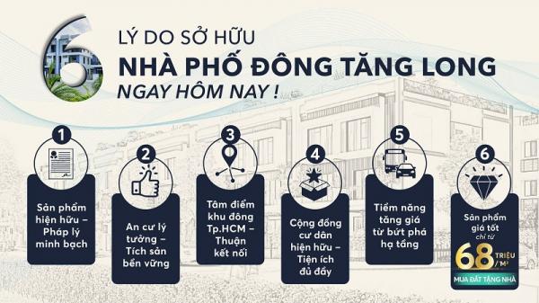 6 lý do sở hữu nhà phố Đông Tăng Long ngay hôm nay