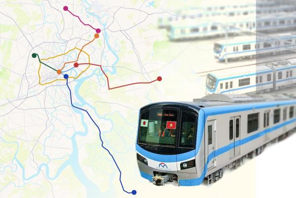 Mạng lưới metro TP HCM đến năm 2030