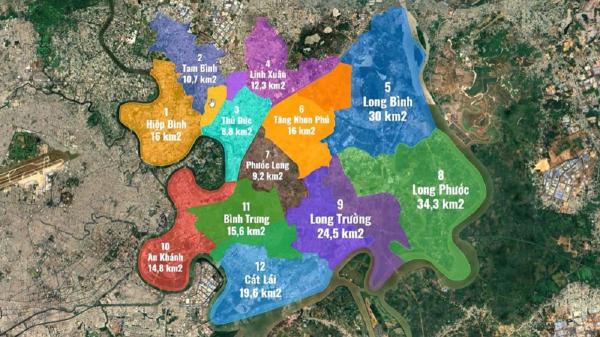 Các phường TP. Thủ Đức sau sáp nhập