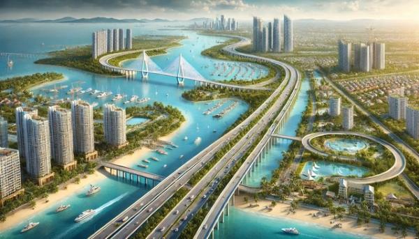 Đô thị lấn biển lớn nhất Việt Nam, có tòa tháp cao 108 tầng