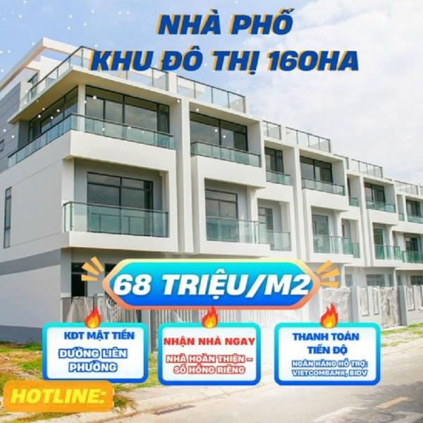 Khám phó tuyệt tác nhà phố sống động tại KĐT mặt tiền đường Liên Phường