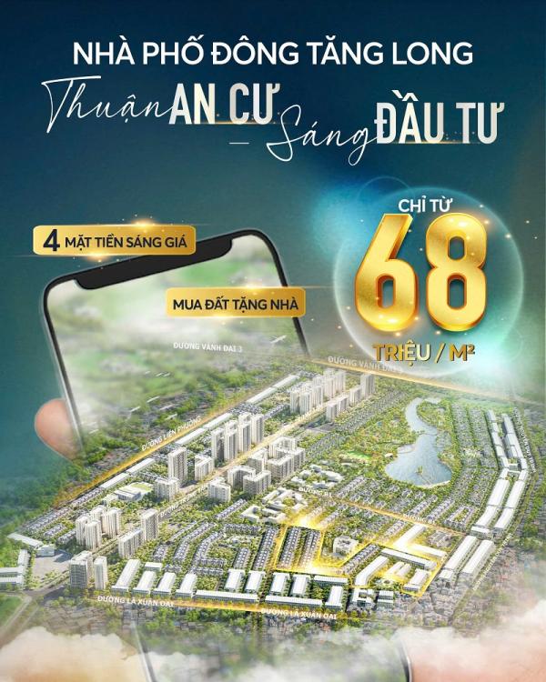 Thuận an cư - Sáng đầu tư với nhà phố Đông Tăng Long