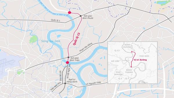 TP.HCM dự kiến khởi công mở rộng quốc lộ 13 vào năm 2026