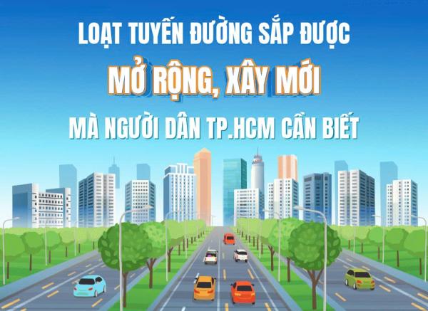 Các tuyến đường quy hoạch  mở rộng, xây mới 2026 - 2029 tại TP.HCM
