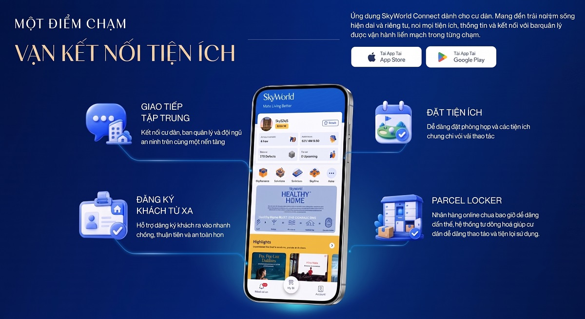 Ứng dụng thông minh SkyWorld Connect