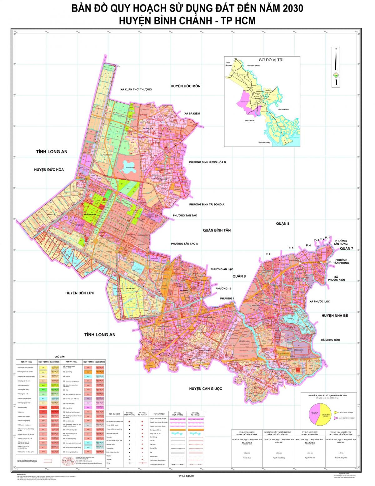 Bản đồ quy hoạch huyện Bình Chánh 2030