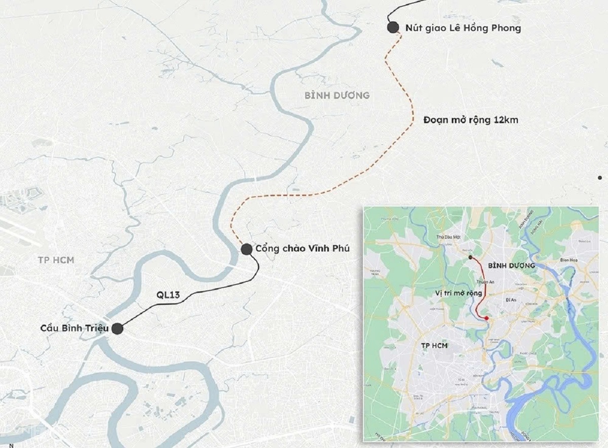 Định tuyến quốc lộ 13