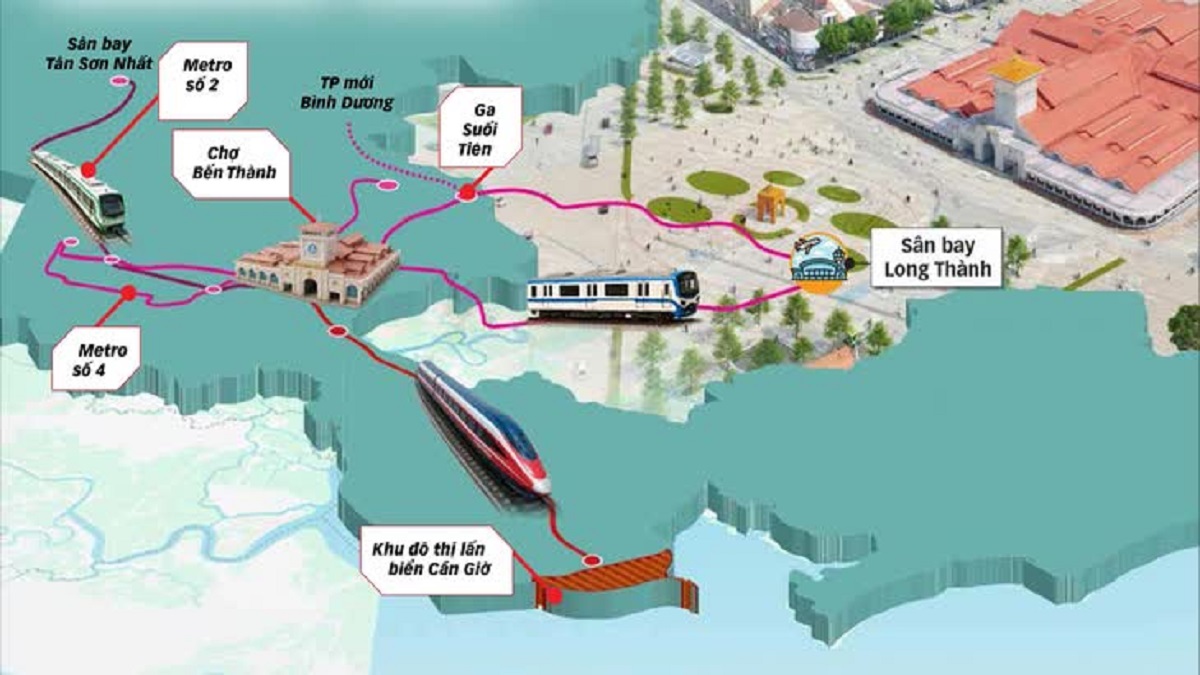 Các tuyến metro Bến Thành