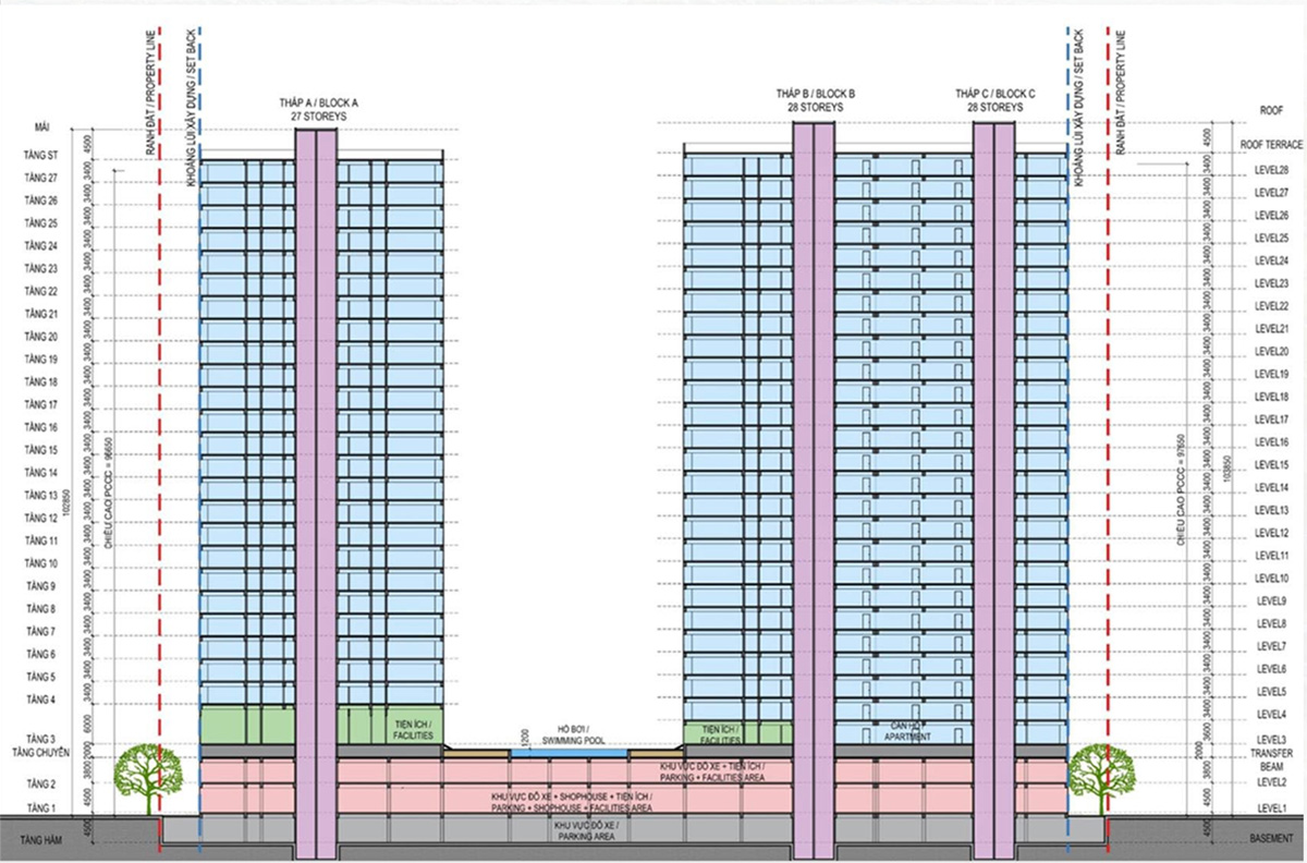 Cao tầng Setia Edenia