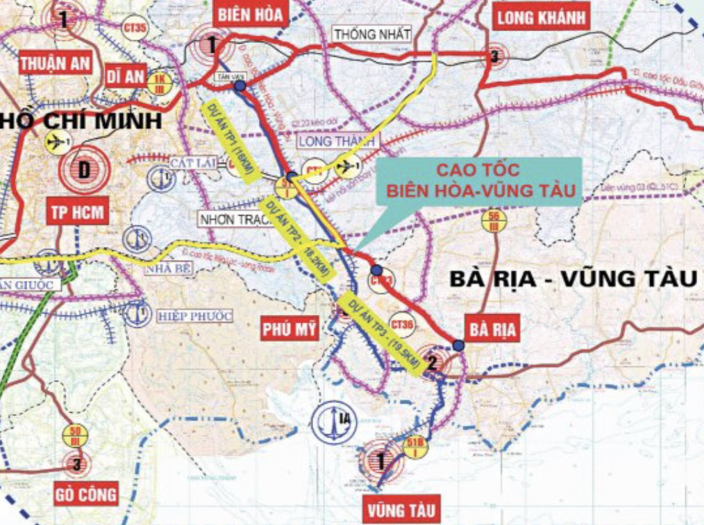 khởi công cao tốc Biên Hoà - Vũng Tàu