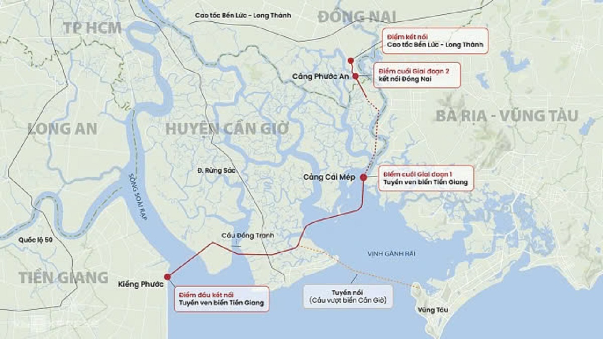 Cầu vượt biển Cần Giờ
