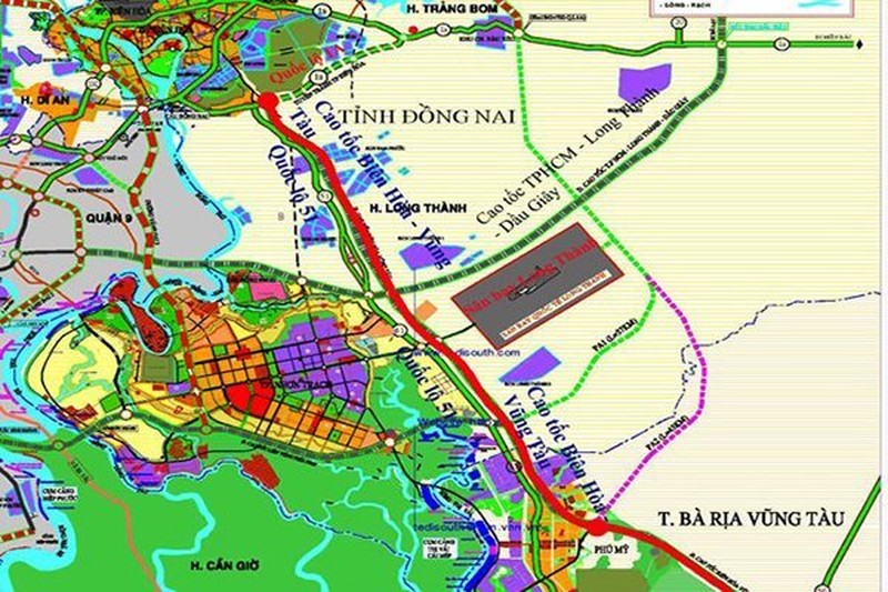 Chi tiết giá đất cao tốc Biên Hòa - Vũng Tàu