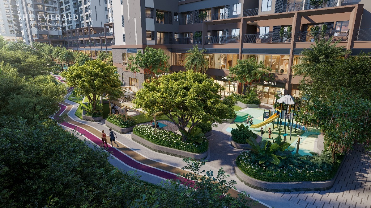 Công viên The Emerald Garden View Công viên The Emerald Garden View