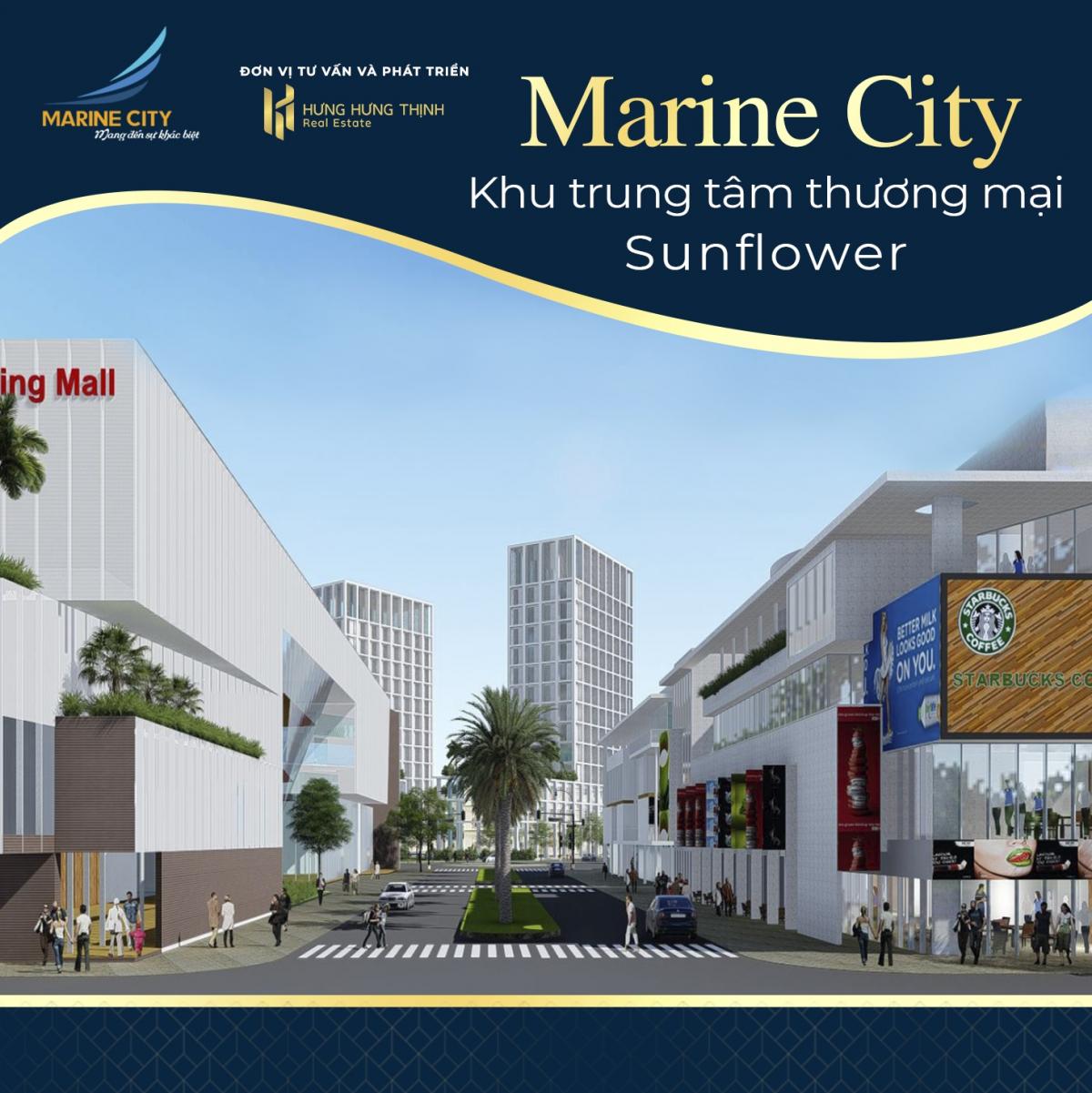 Khu sunflower Marine City Vũng Tàu