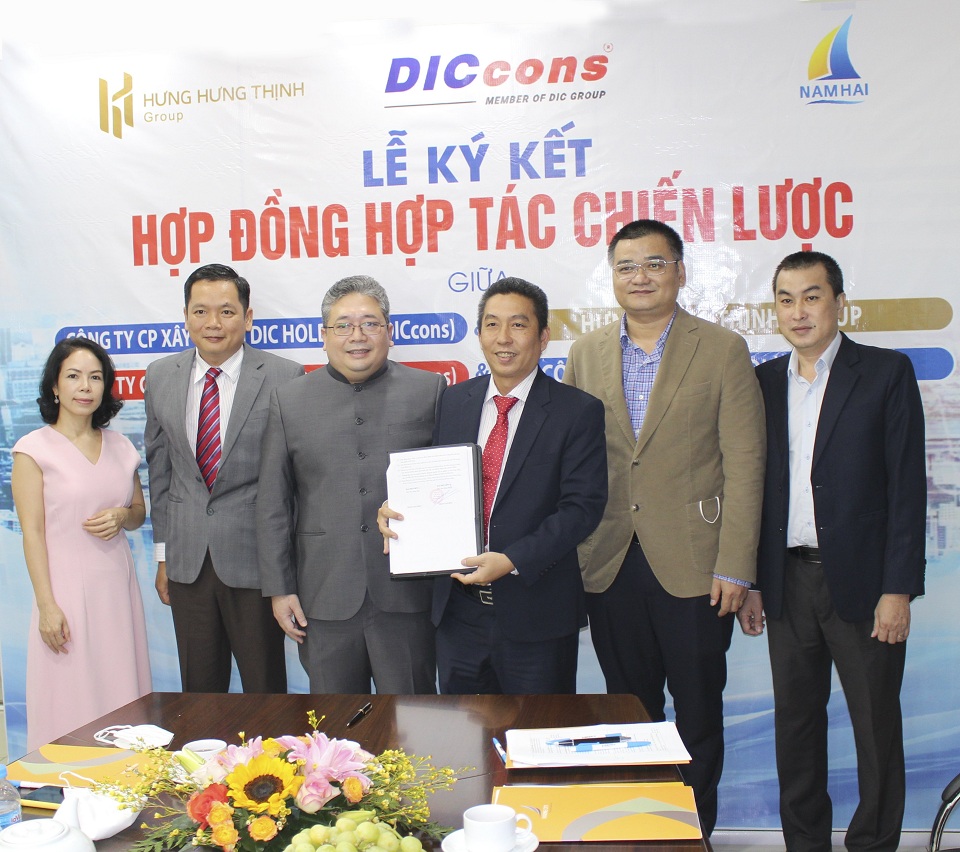 Chủ đầu tư Marine City ký kết với DICcons