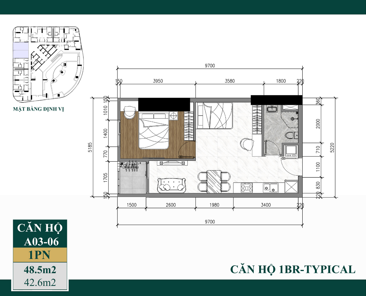 Mặt bằng căn hộ Art Stella