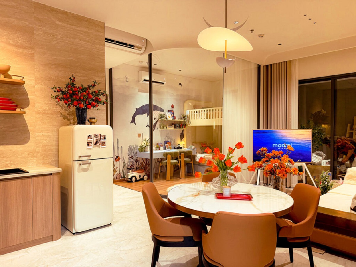 Thực tế không gian nhà mẫu sang trọng tại Monrei Saigon