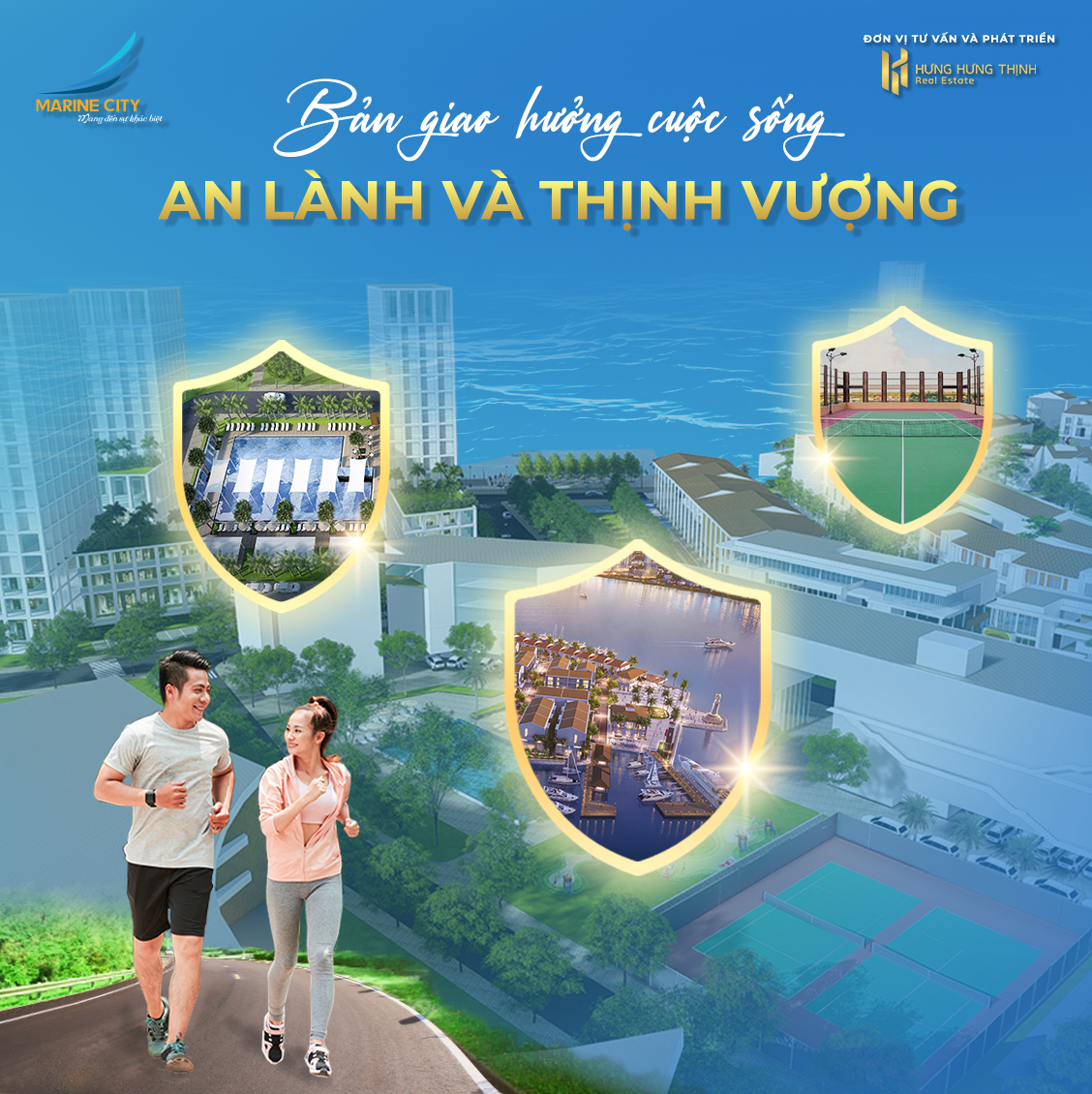 Nhà đất Marine City anh lành và thịnh vượng