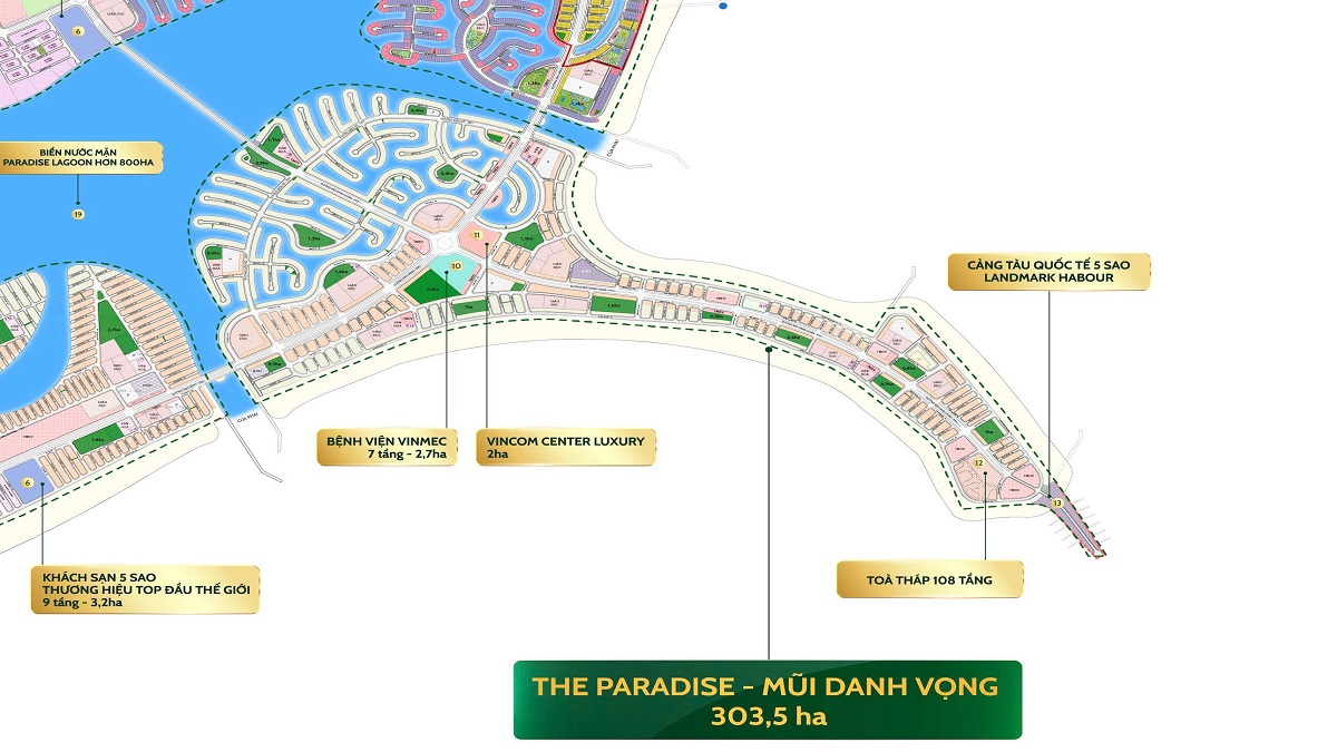 Mặt bằng phân khu C Vinhomes Cần Giờ