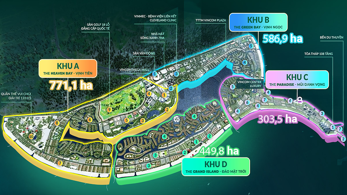 Mặt bằng Vinhomes Cần Giờ