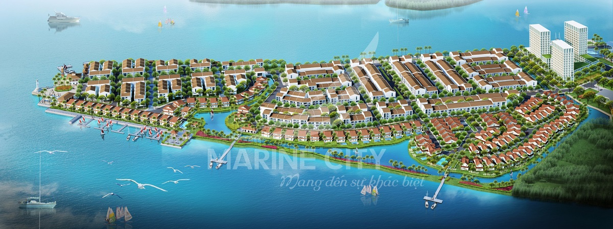 phố cảnh tổng thể marine City