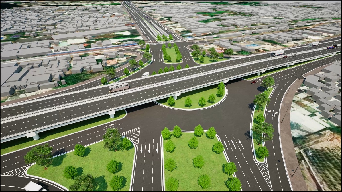 Phối cảnh hầm chiu Quốc Lộ 13