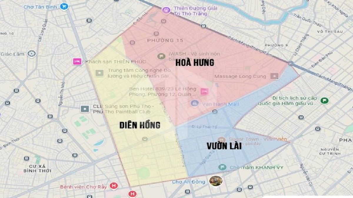 Quận 10 sau sáp nhập