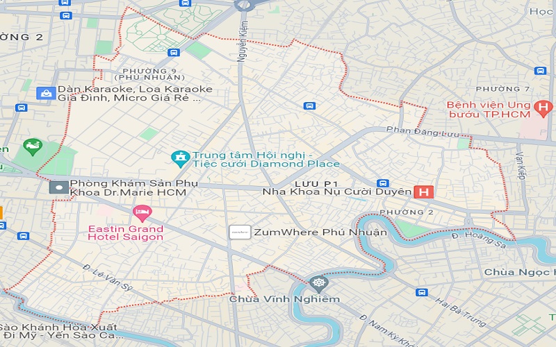 Bản đồ quận Phú Nhuận