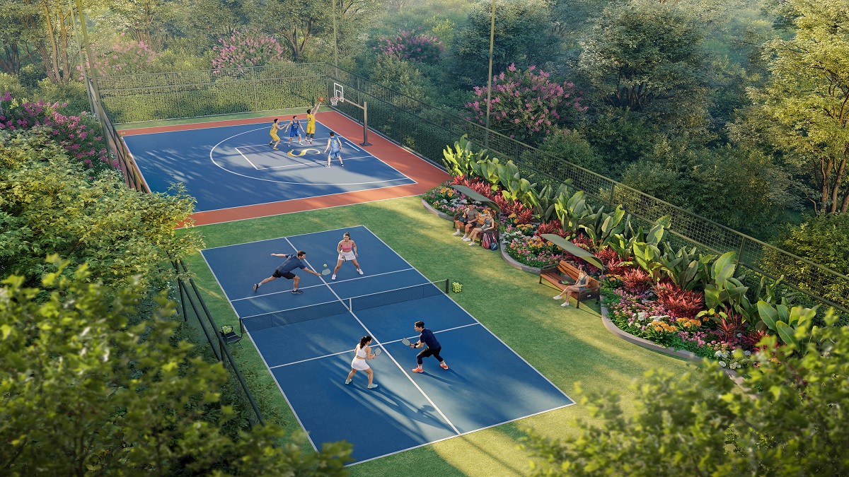 Sân Pickleball và thể thao ngoài trời Serena Riverside