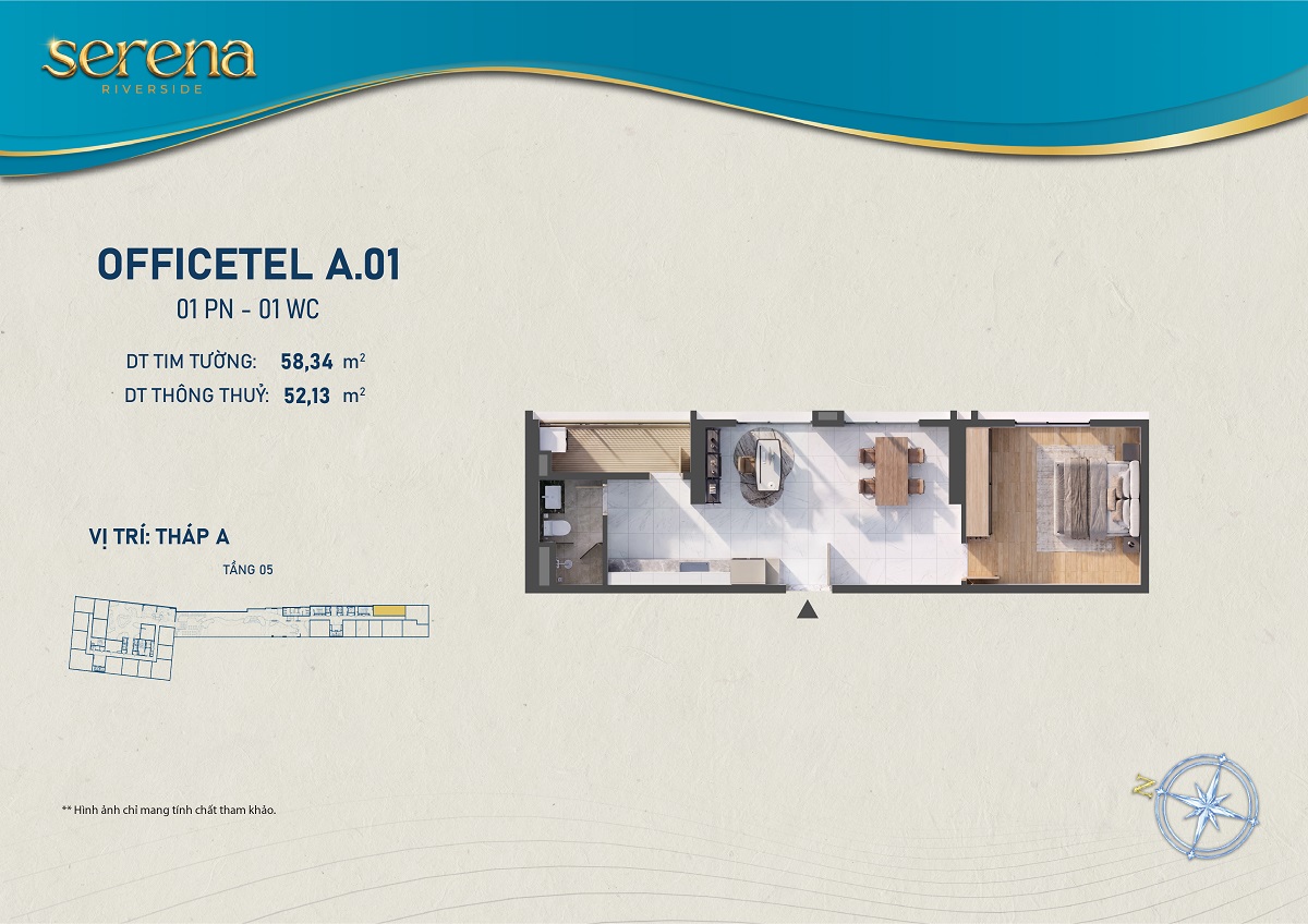 Thiết kế chi tiết Căn hộ A-05-01