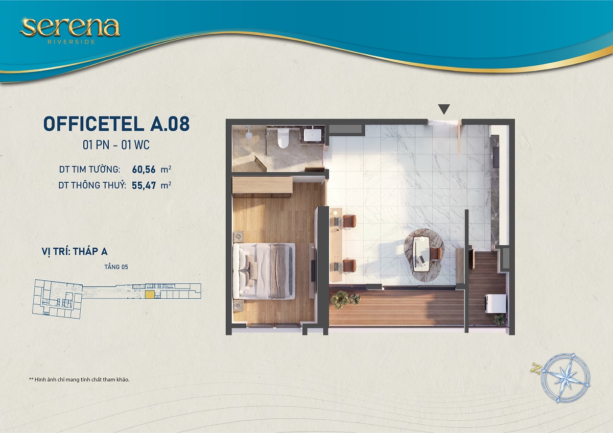 Thiết kế chi tiết Căn hộ A-05-08