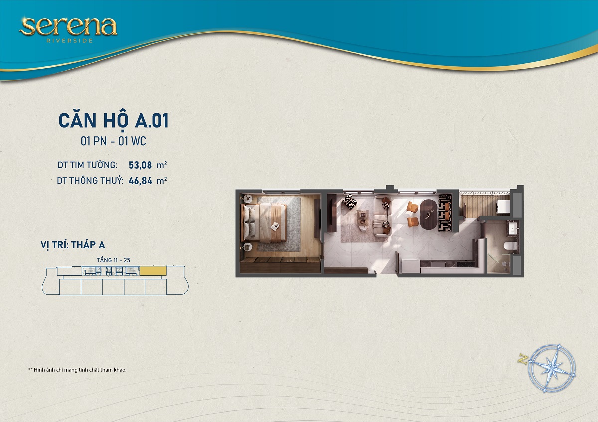 Thiết kế chi tiết Căn hộ A-11-01