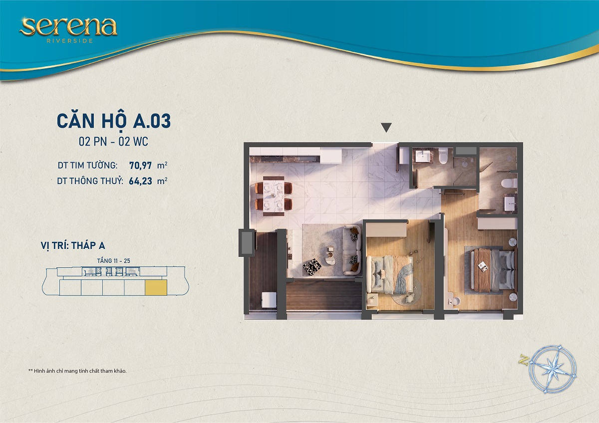 Thiết kế chi tiết Căn hộ A-11-03
