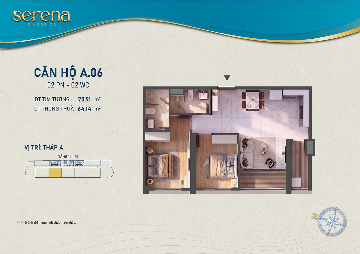 Thiết kế chi tiết Căn hộ A-11-06