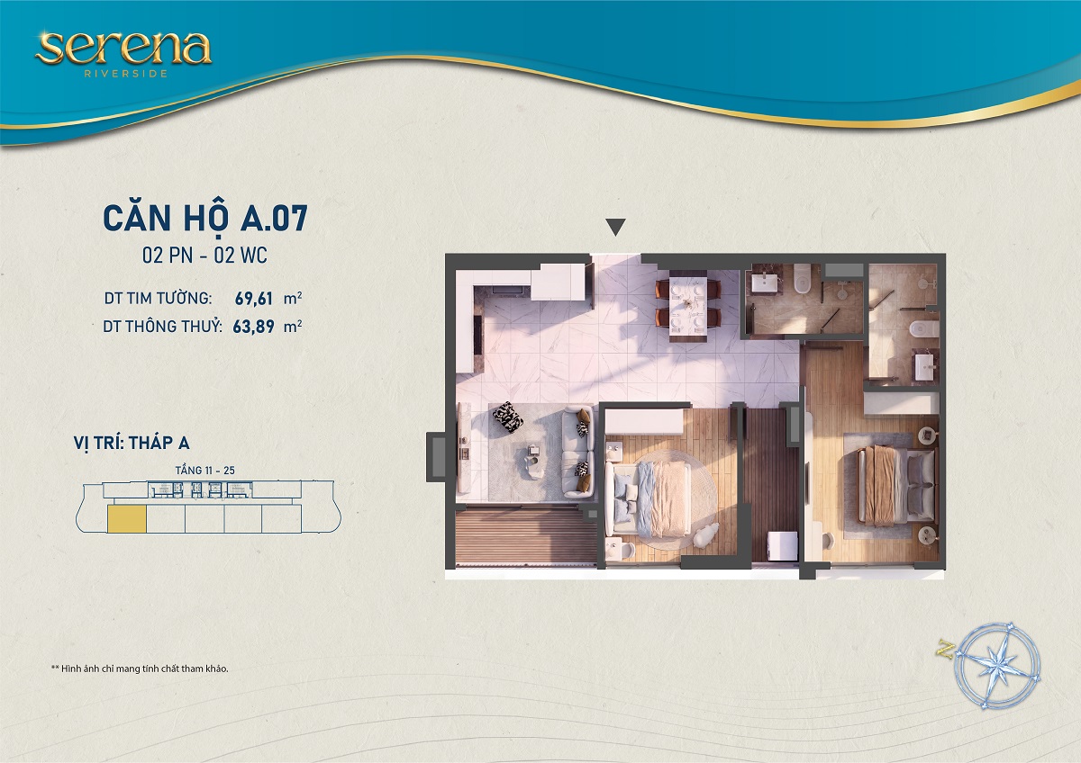 Thiết kế chi tiết Căn hộ A-11-07