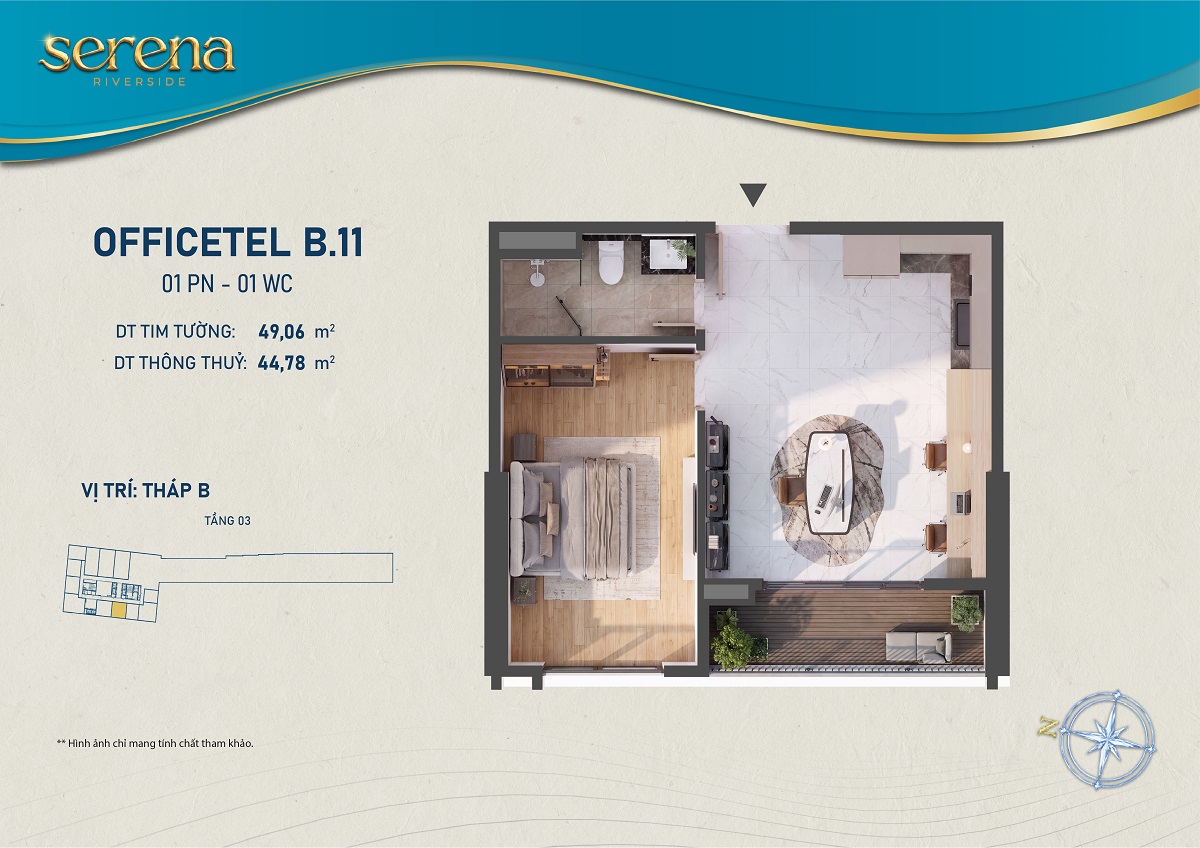 Thiết kế chi tiết Căn hộ b-3-11
