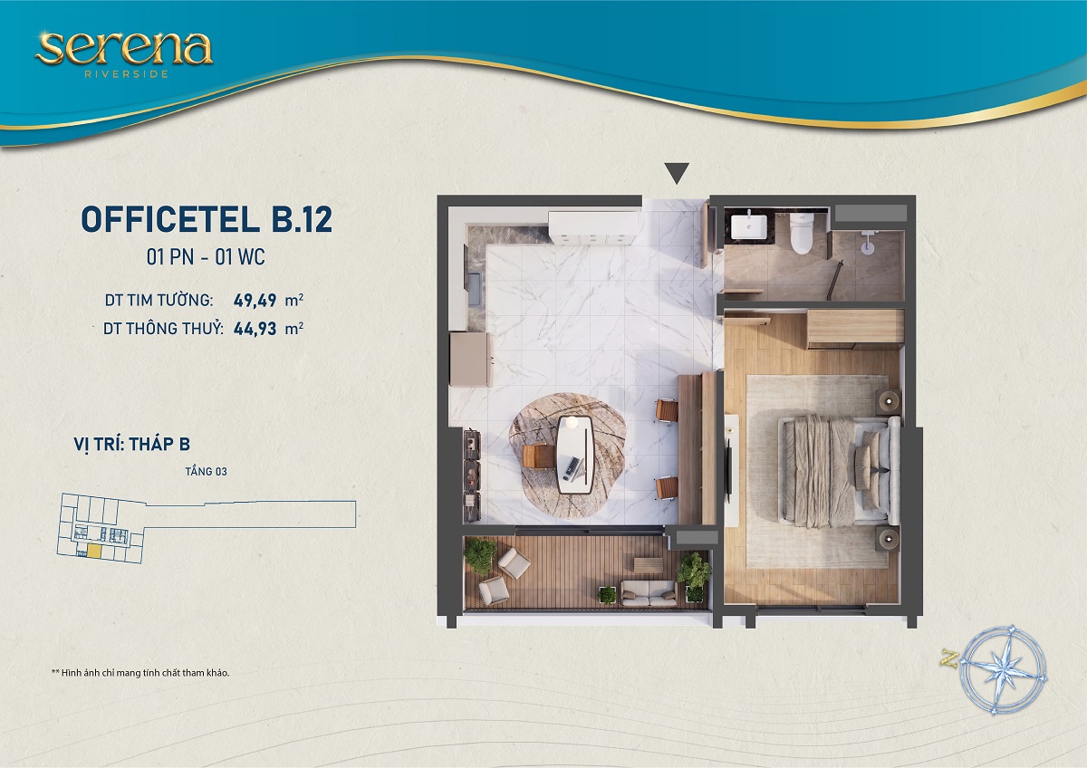 Thiết kế chi tiết Căn hộ b-3-12