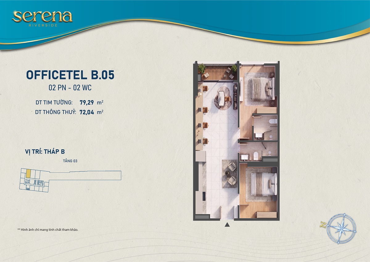 Thiết kế chi tiết Căn hộ b-3-5