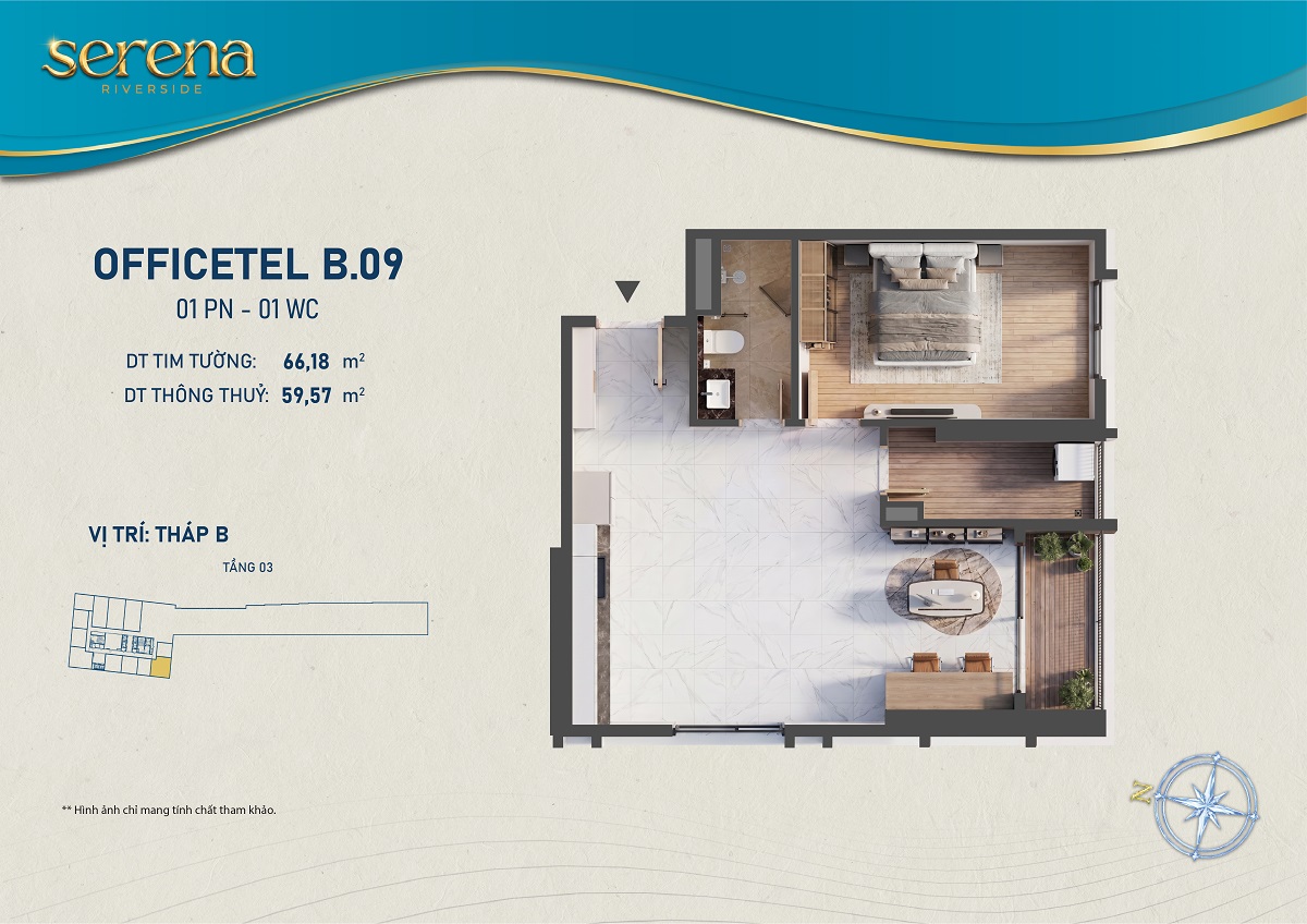 Thiết kế chi tiết Căn hộ b-3-9