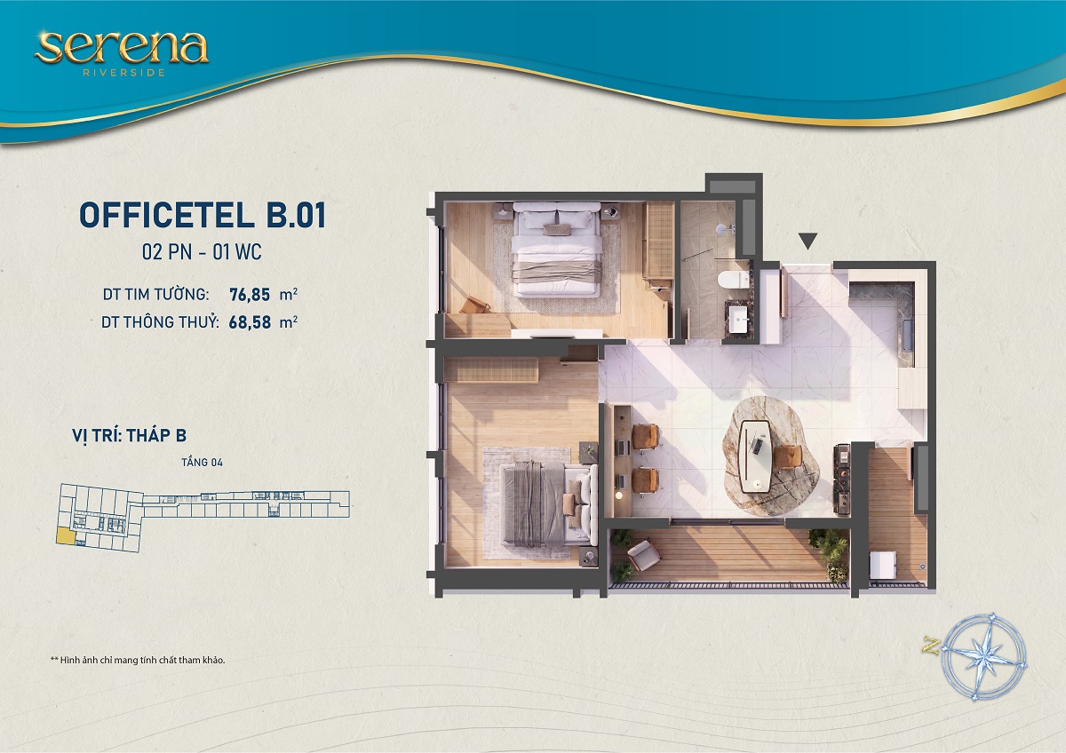 Thiết kế chi tiết Căn hộ b-4-1