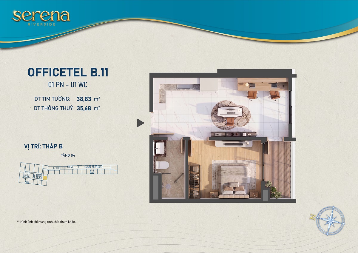 Thiết kế chi tiết Căn hộ b-4-11