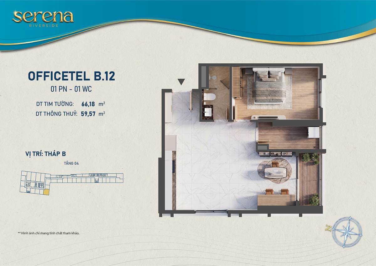 Thiết kế chi tiết Căn hộ b-4-12