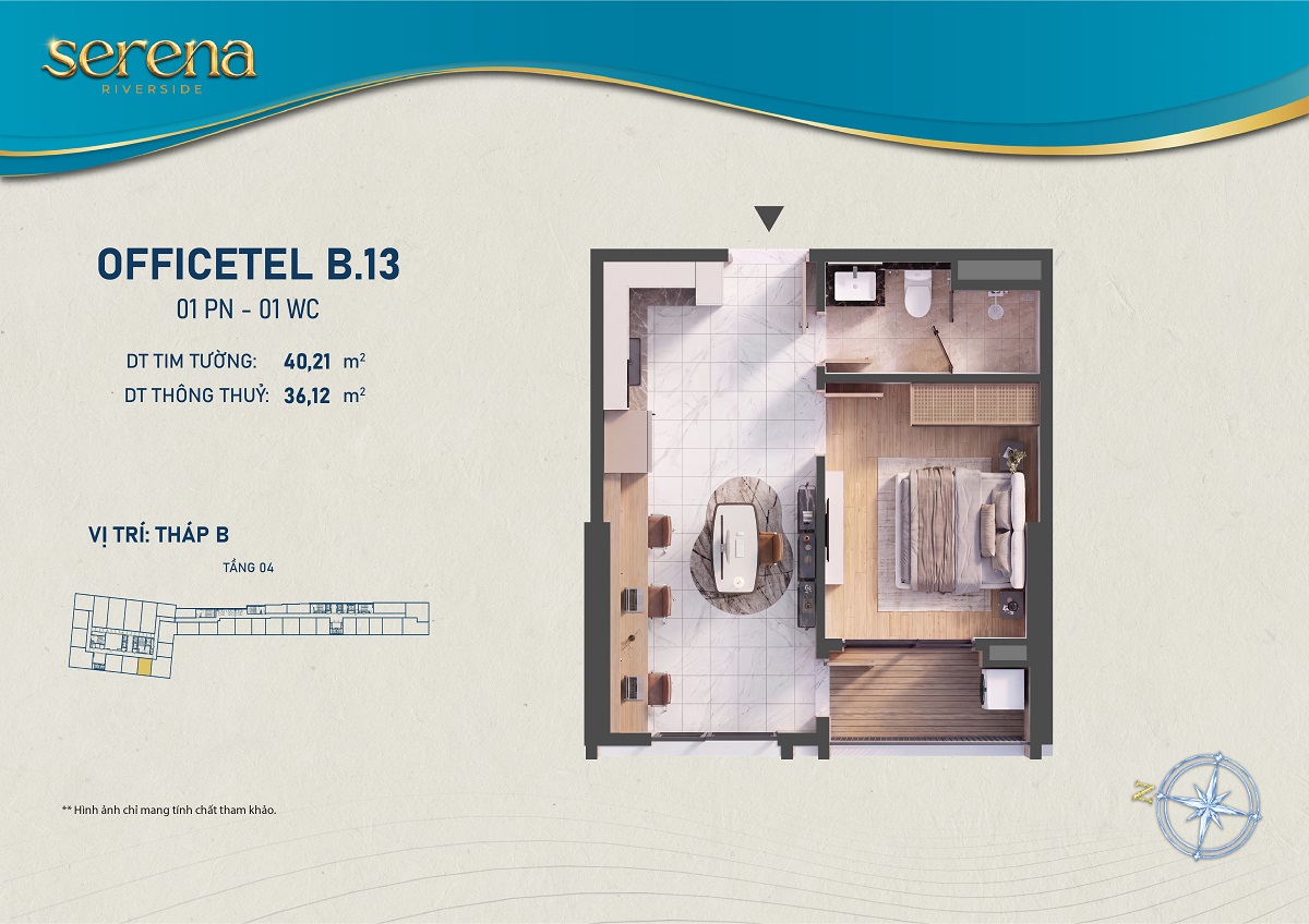 Thiết kế chi tiết Căn hộ b-4-13