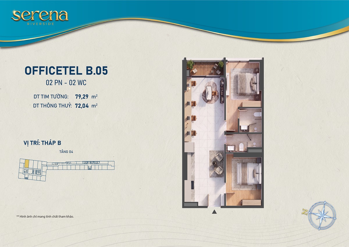 Thiết kế chi tiết Căn hộ b-4-5