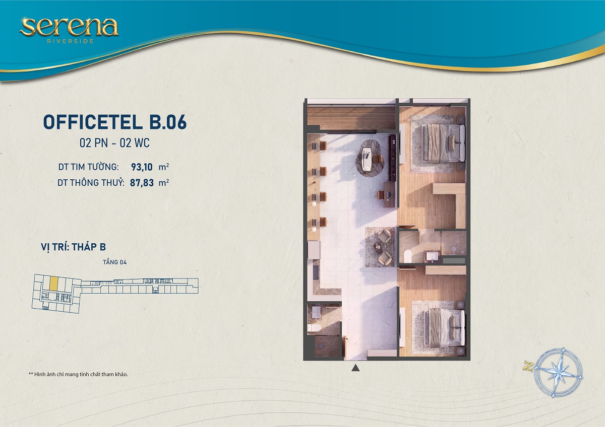 Thiết kế chi tiết Căn hộ b-4-6