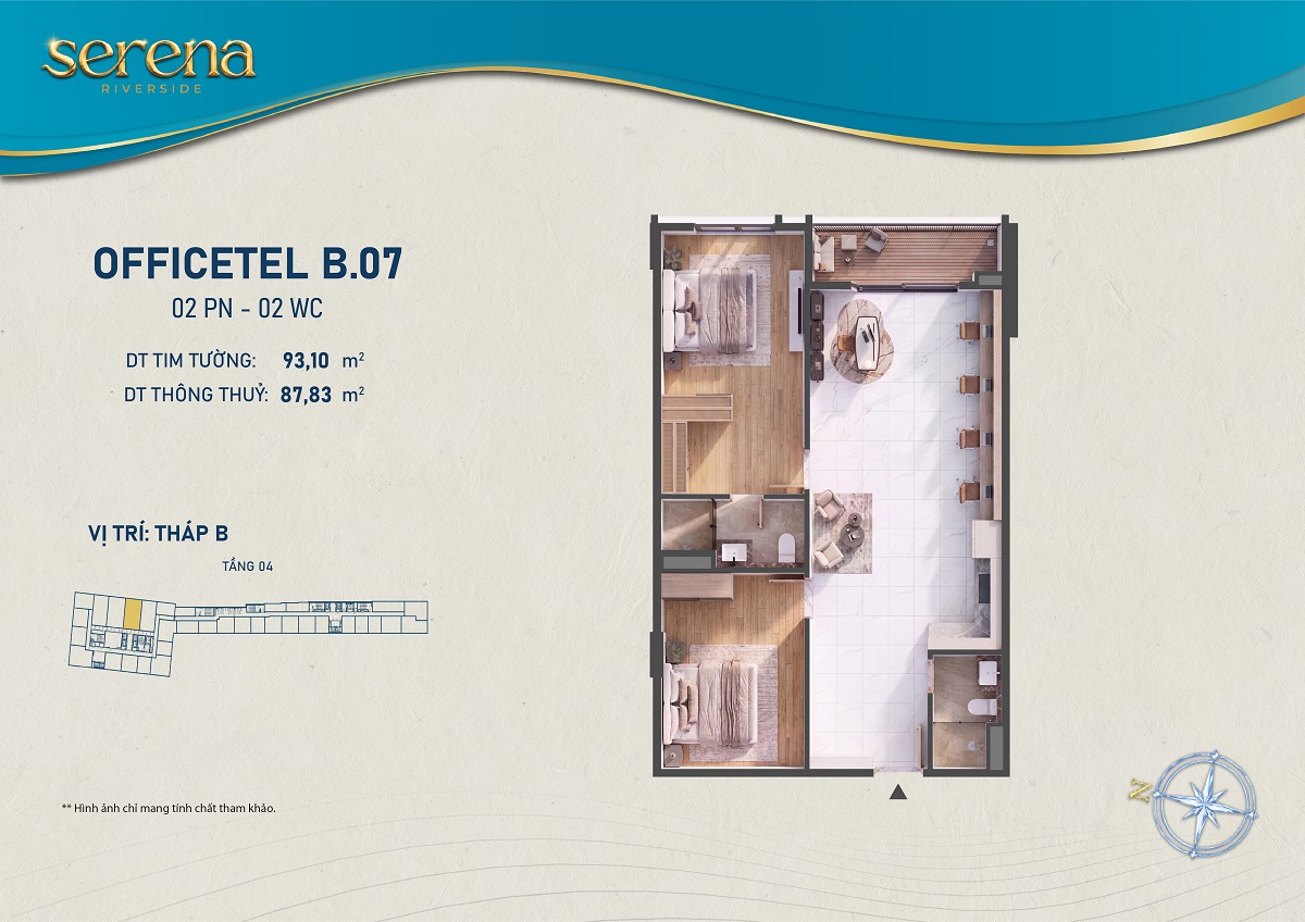 Thiết kế chi tiết Căn hộ b-4-7