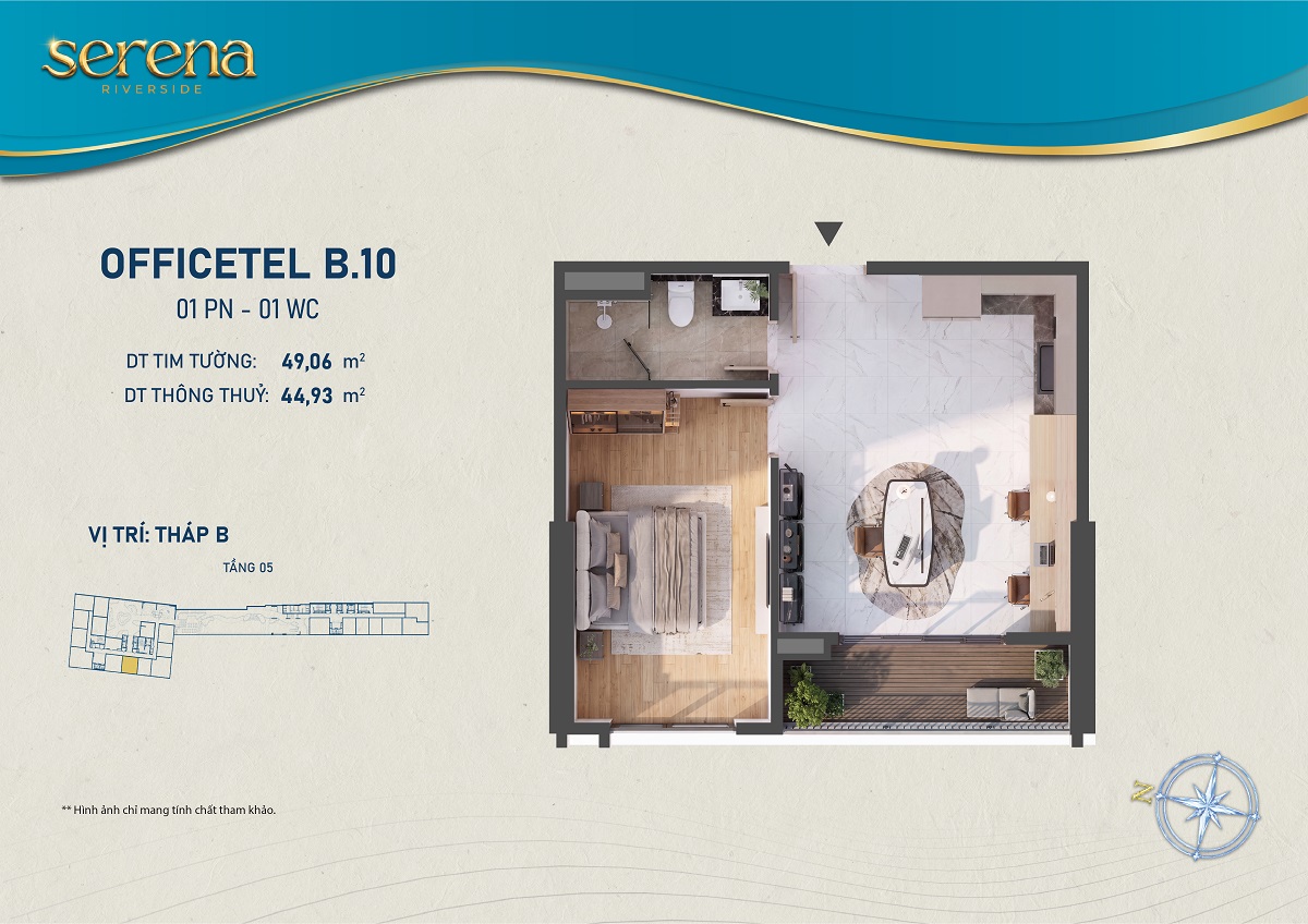 Thiết kế chi tiết Căn hộ b-5-8