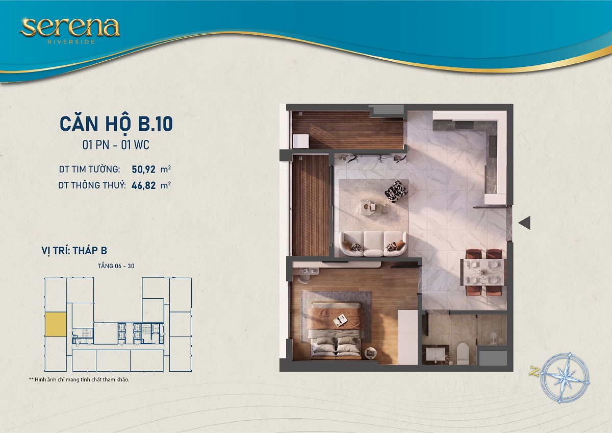 Thiết kế chi tiết Căn hộ b-6-10