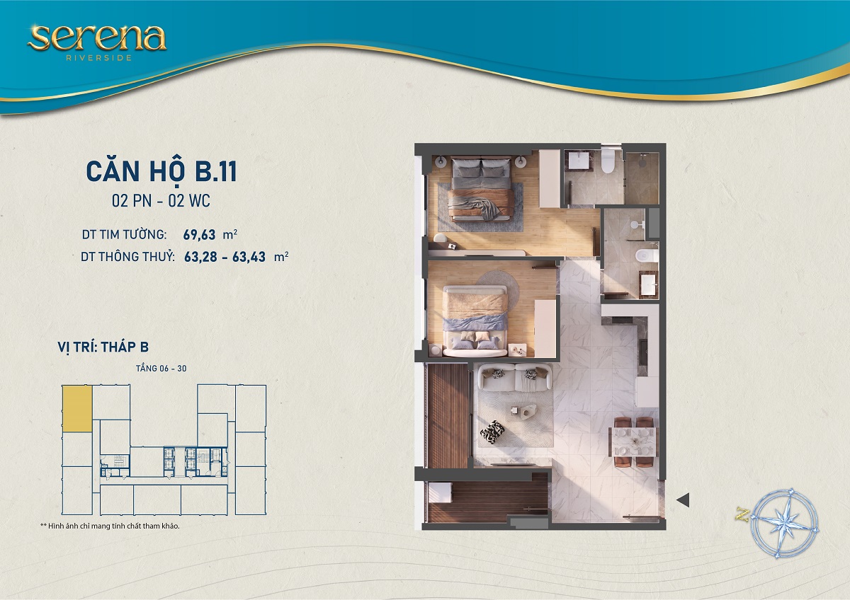 Thiết kế chi tiết Căn hộ b-6-11