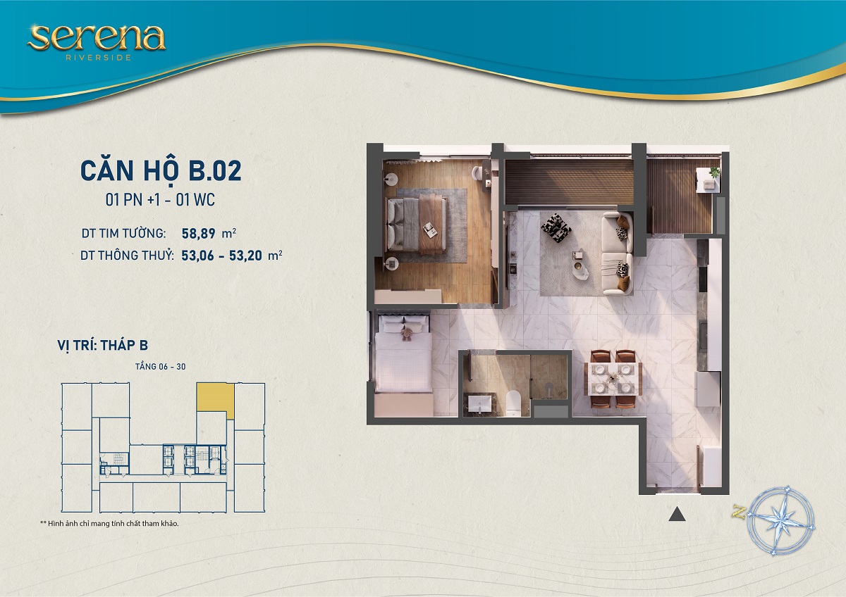 Thiết kế chi tiết Căn hộ b-6-2